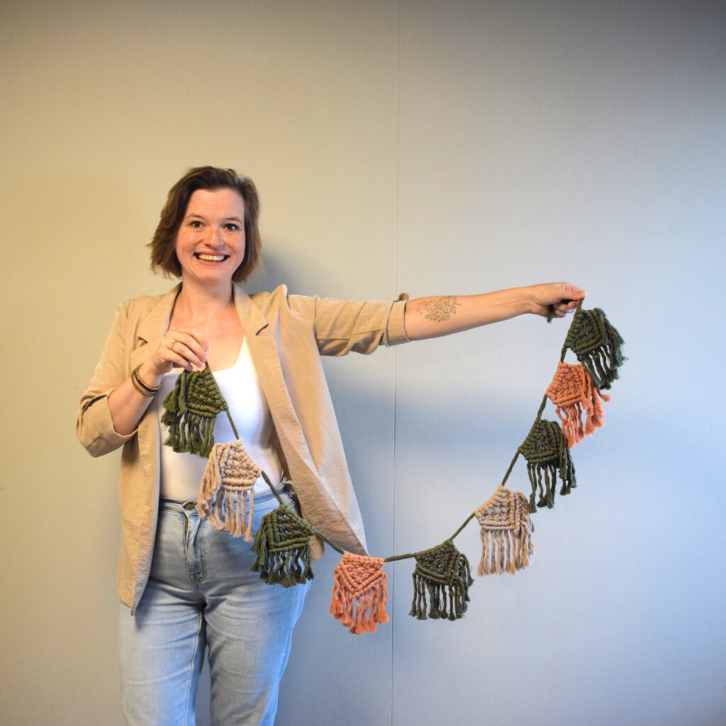macrame vlaggenlijn