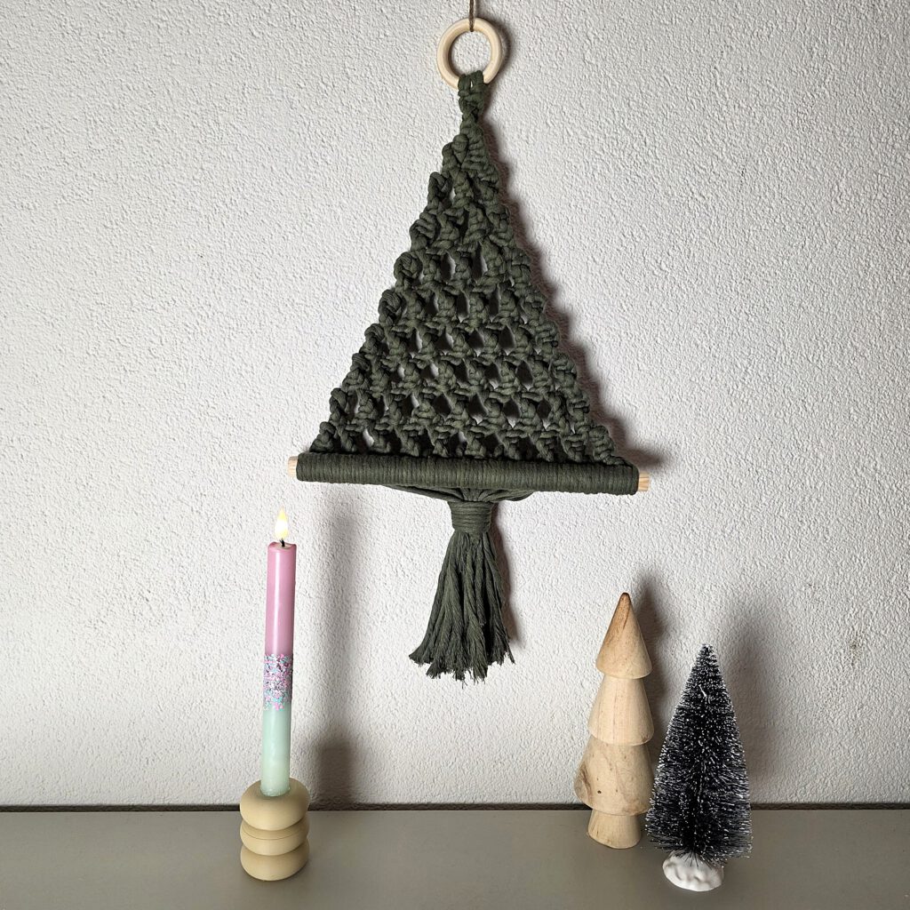 macrame kerstboom